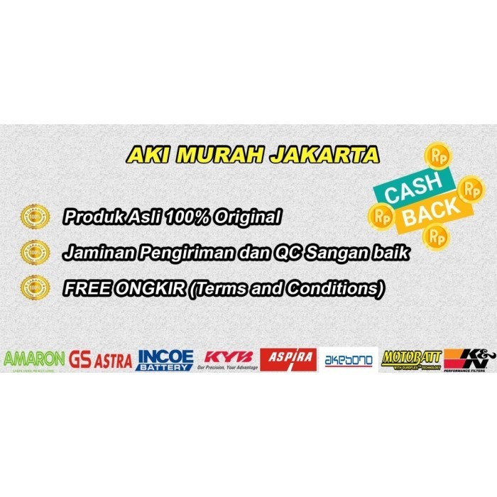 Aki Genset Incoe Premium Astra N100 Aki Basah 12V / 100Ah
