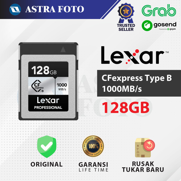 Lexar Cfexpress 128Gb Type B / Cfexpress Type B Silver / Cfexpress 128
