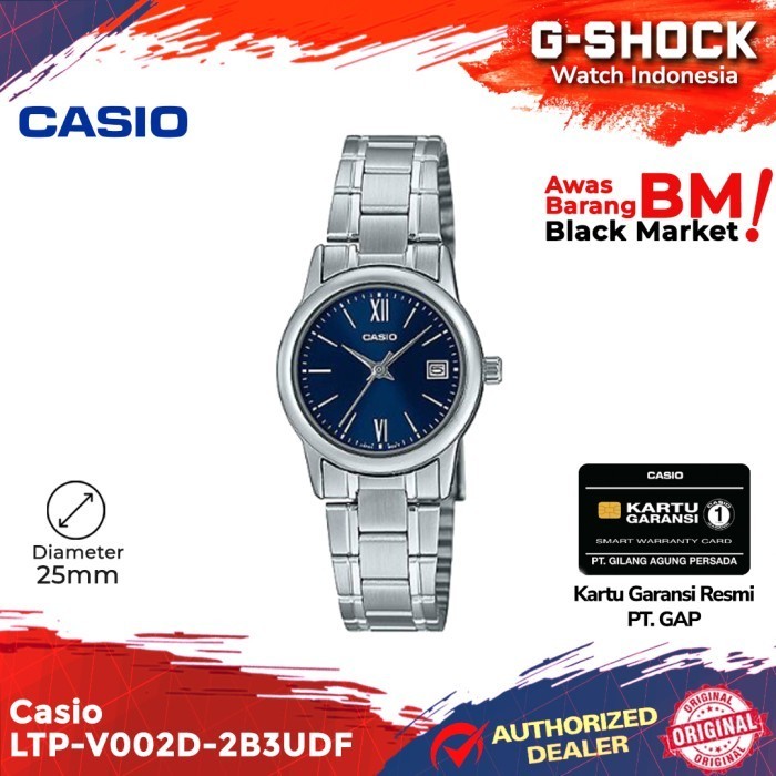 Casio General Ltp-V002D-2B3Udf Ltp-V002D Ltp-V002 Ltpv002D Ltp V002D Termurah Terlaris Promo