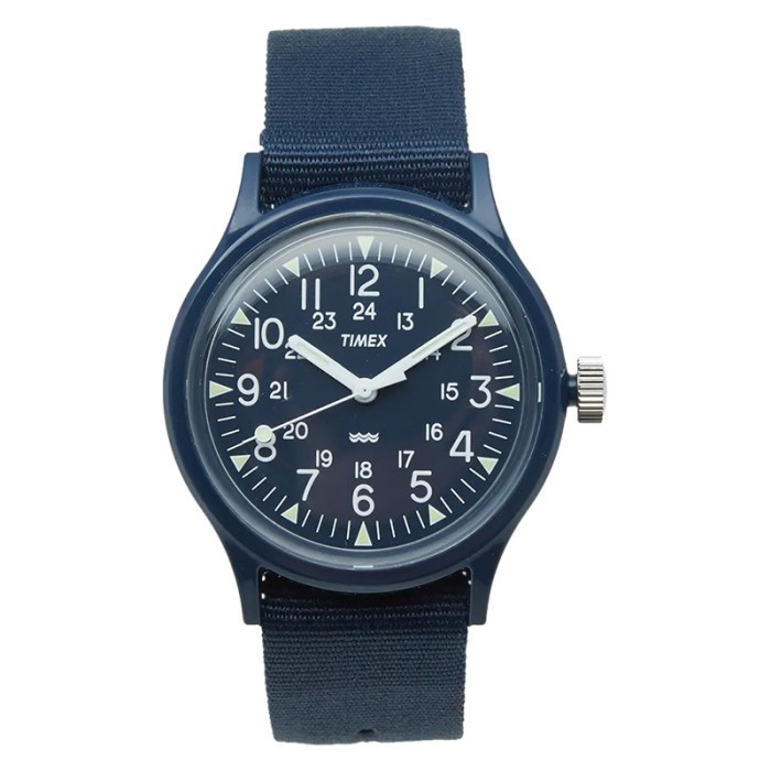 Timex Mk1 Camper Tw2R13900 Ladies Blue Navy Dial Blue Navy Nylon Stra Termurah Terlaris Promo