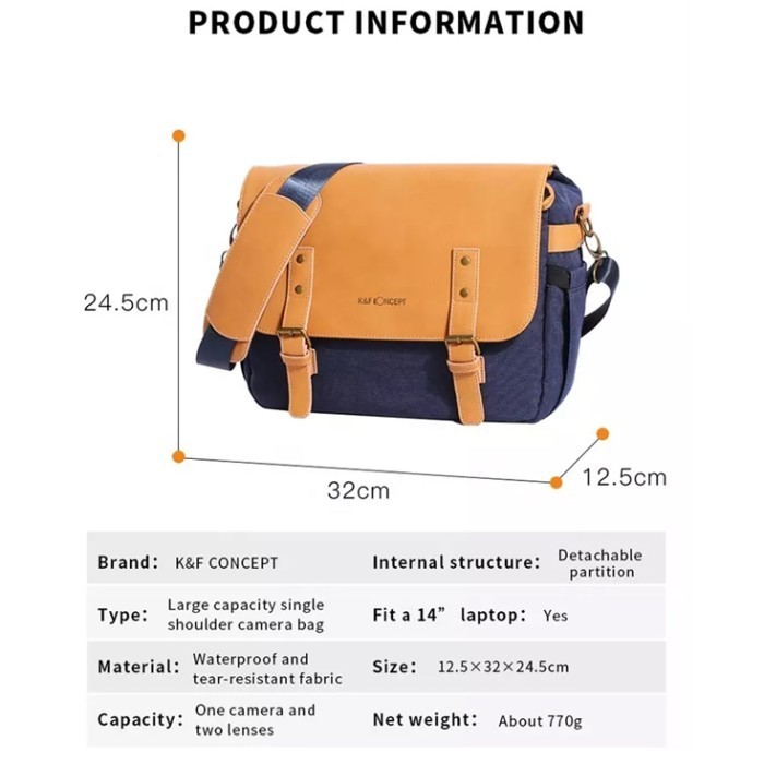 K&F Knf Concept Sling Bag Kf13.062V1