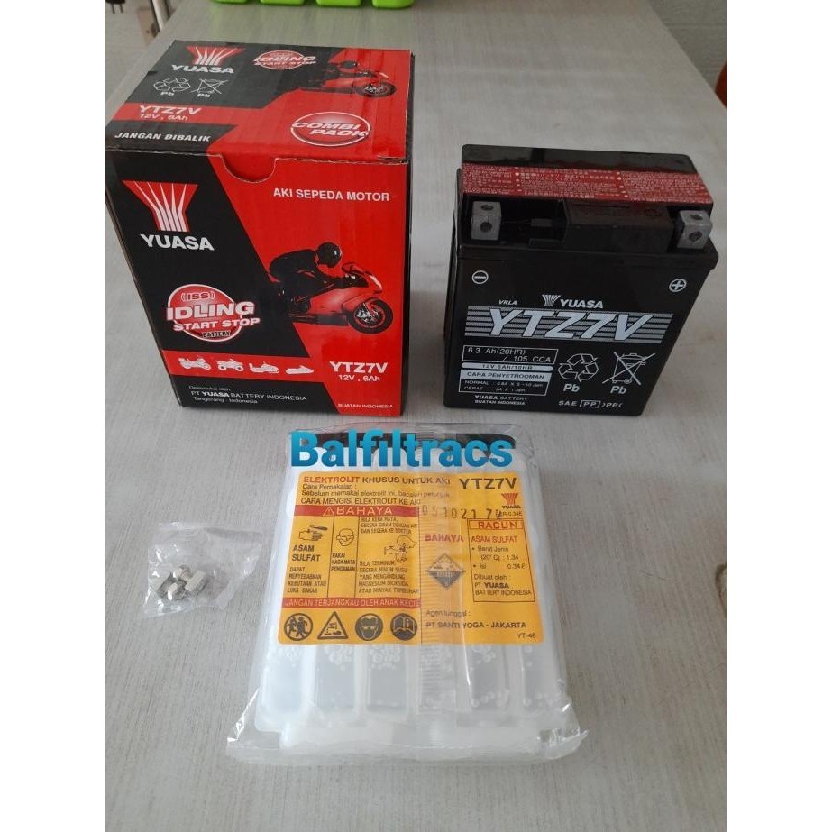 :=:=:=:=] YTZ7-V / YTZ7V 12V/6A AKI MOTOR YUASA MF