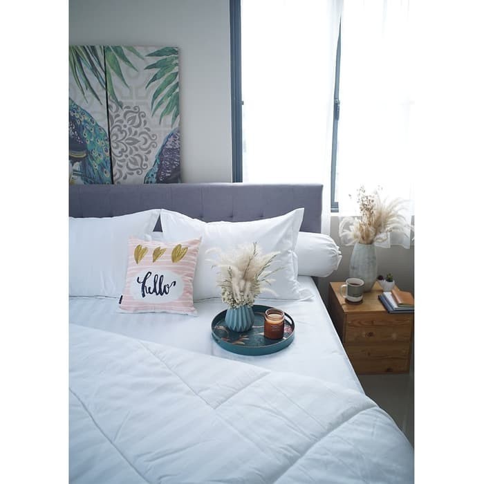 Sleep Buddy Set Sprei Dobby Garis 3Cm Tc300 Ready
