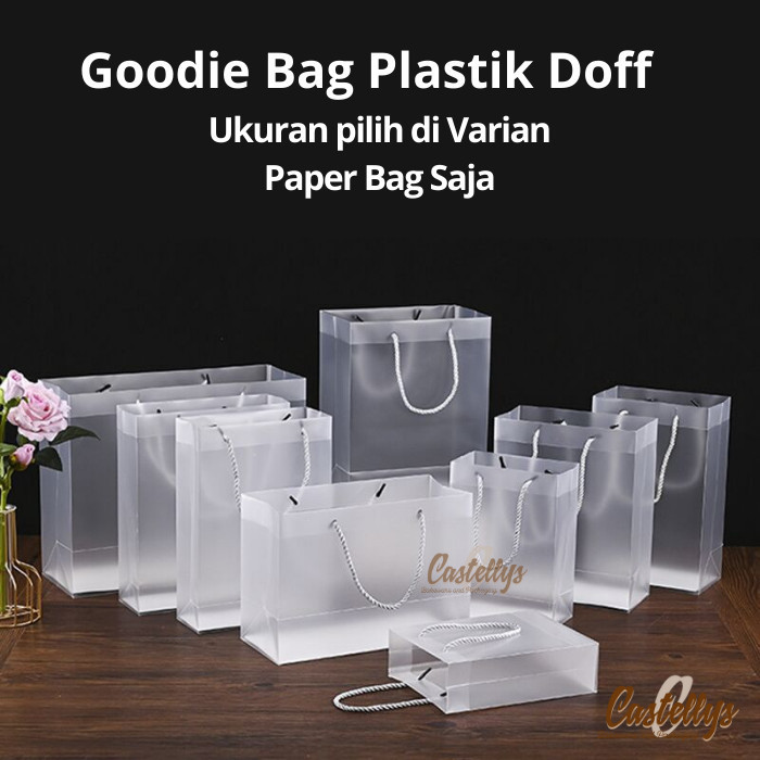 

@#@#@#] Paper Goodie Bag Plastik Doff Tas Kue Hampers Hadiah Souvenir Kado dll