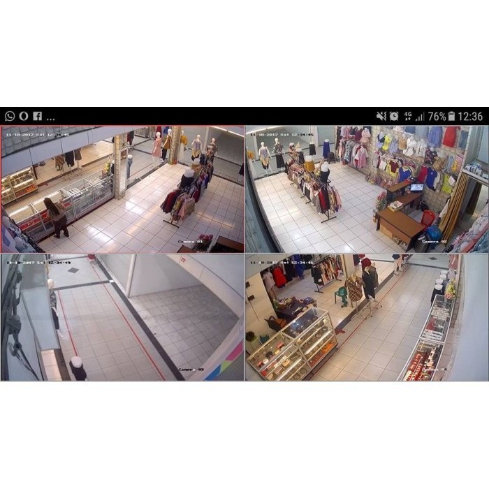 Paket Cctv Ip Camera 6 Camera 8 Ch Hikvision 2Mp Network Lengkap