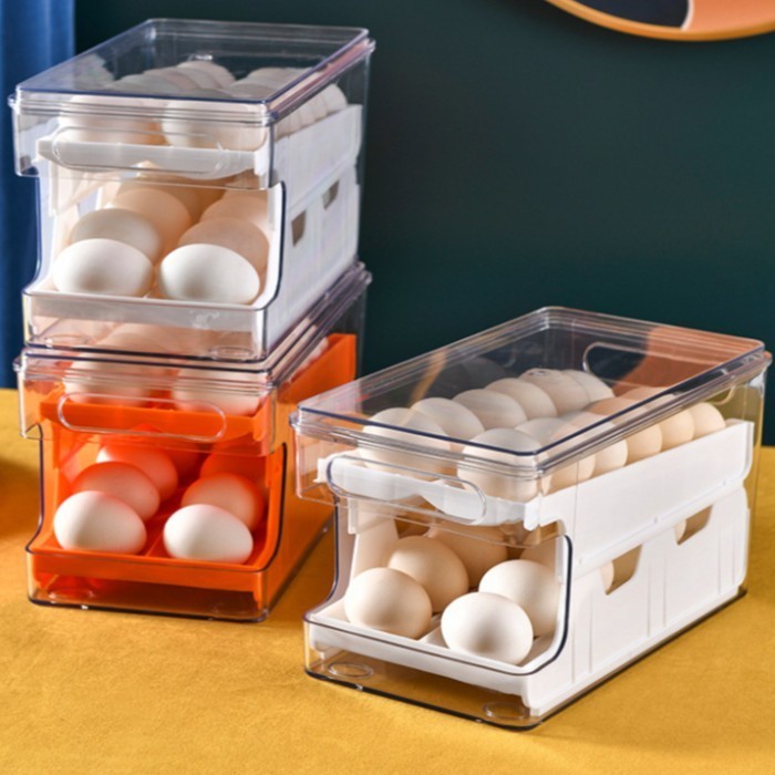 RAK TELUR SUSUN LACI KOTAK TELUR TINGKAT ISI 24 TELUR PREMIUM EGG BOX