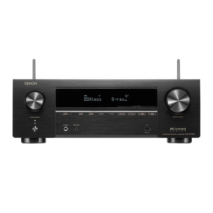 Denon Avrx1700 Avr-X1700H Avr X1700H 7.2 Ch. 8K Av Receiver Amplifier