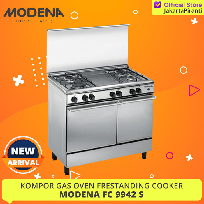 Kompor Gas Oven Free Standing Freestanding Cooker Modena Fc 9942 S