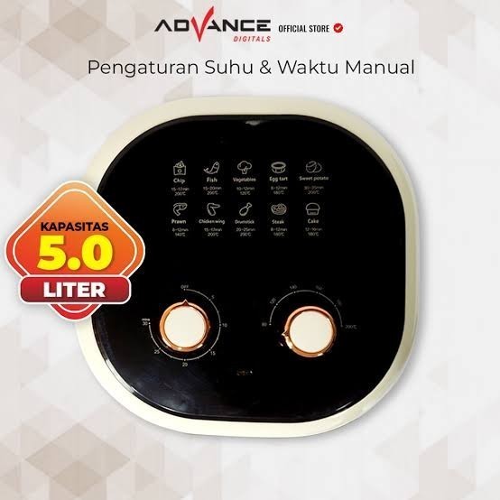 Air Fryer Advance Adf-50 A Electric 600 Watt