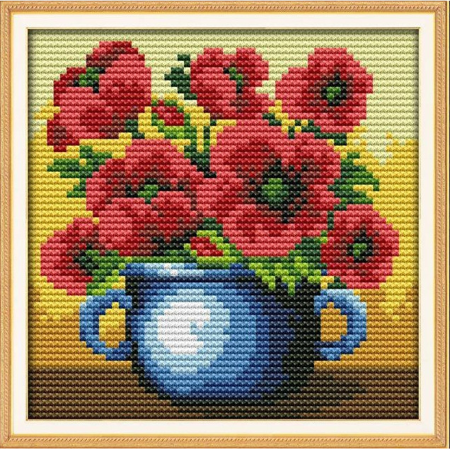 

Paket Kristikcross Stitch Pola Di Kain H535