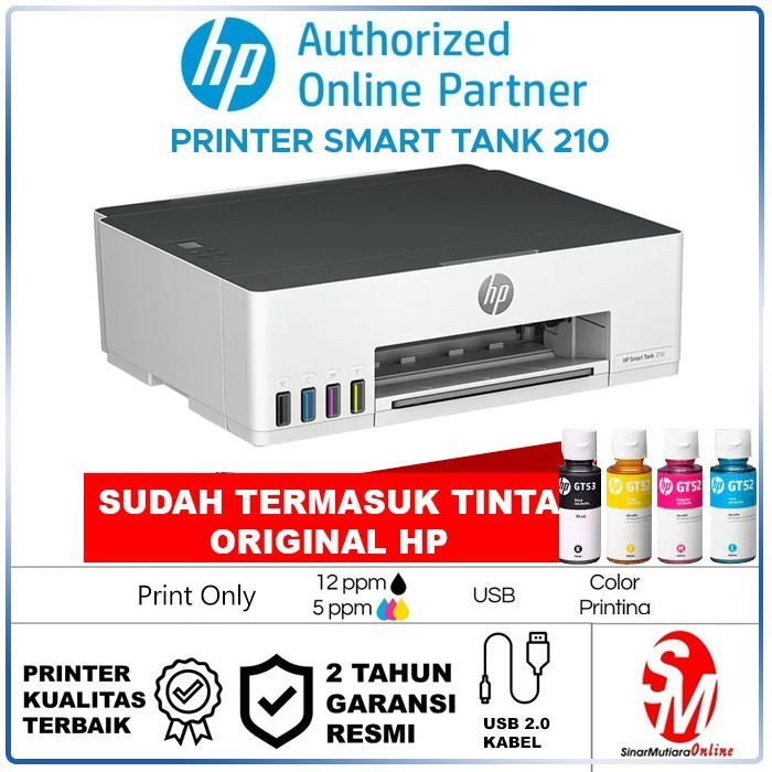 Printer Hp 210 Smart Tank Print Only