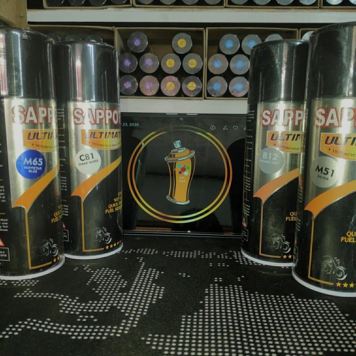 paket pilok sapporo ultimate repaint velg motor sepeda 4 in 1