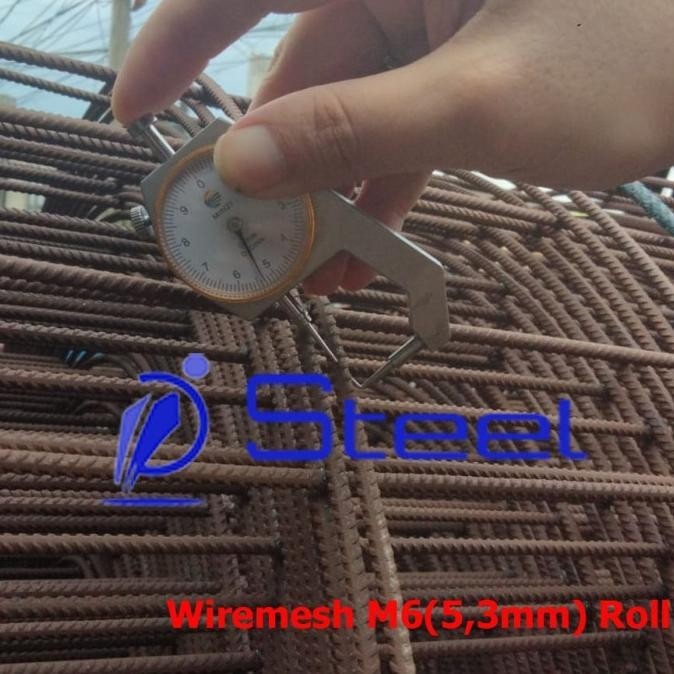Wiremesh Besi Roll M4 M5 M6 X 2,1 X 54 M Sku 884475