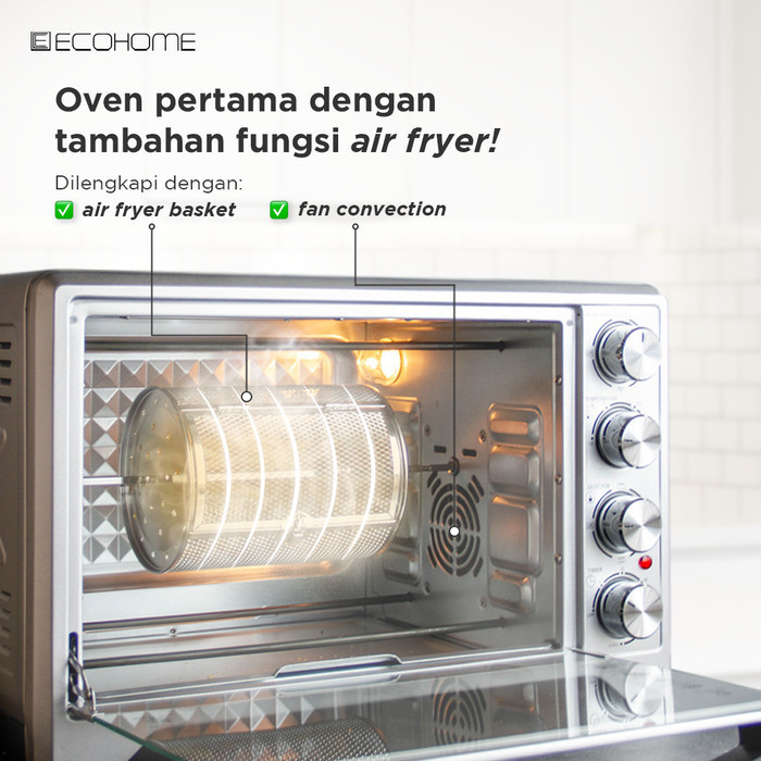 Ecohome Oven Listrik Platinum Eop-888