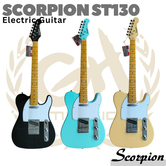 Scorpion St130 Electric Guitar Gitar Listrik Elektrik Telecaster