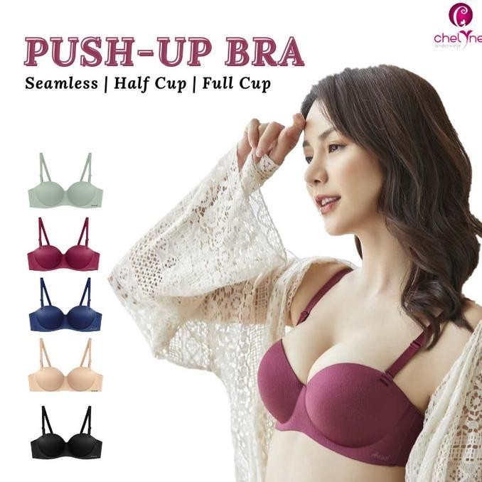 Chelyne BH Seamless 2188 Premium Push-Up-Bra Half Cup Bra Polos