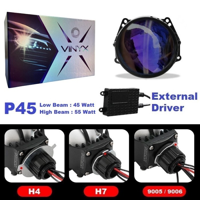 Lensa Lampu Led Projector Projie Biled 3 Inch Mobil Motor Vinyx P35 Termurah Terlaris Promo