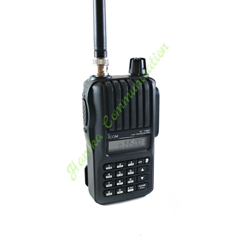 Icom Ic-V80 Ht Vhf Made In Japan Lithium Garansi 1Thn Icv80 V80