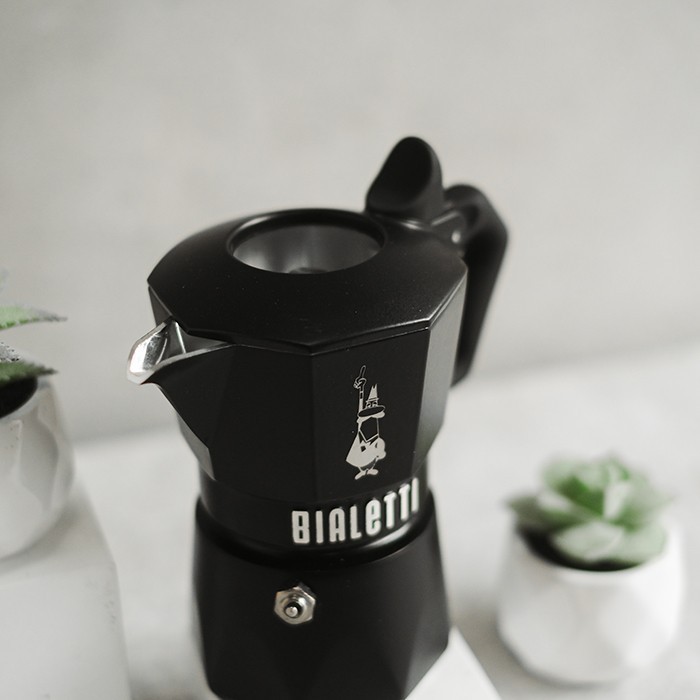 Bialetti - Mokapot Brikka Black Exclusive - 2 Cups - Alat Seduh Kopi