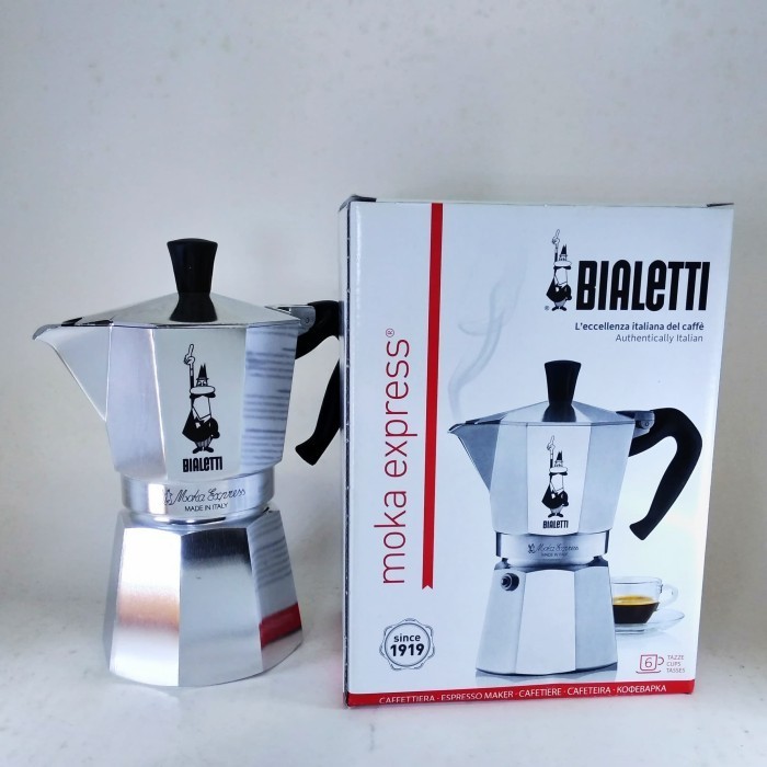 Bialetti Moka Express Moka Pot Coffee Maker For 6 Cups