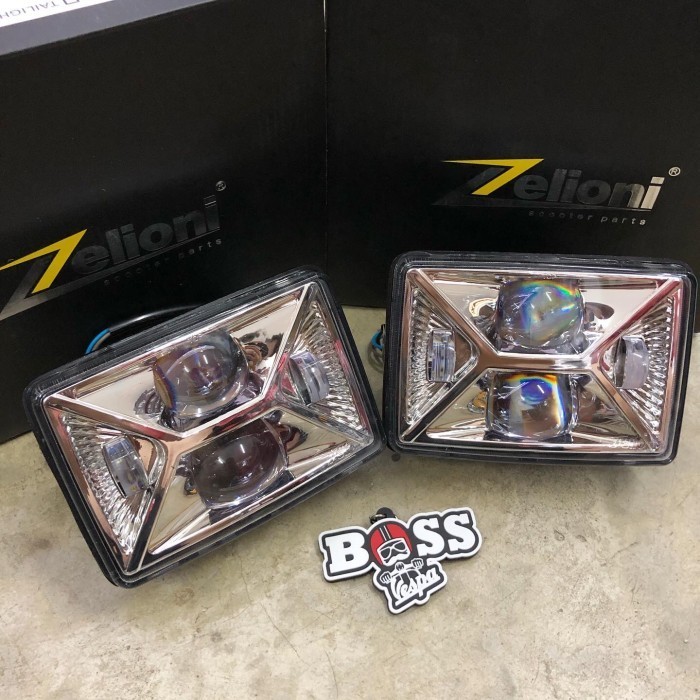 Headlamp Led Daymaker Zelioni Clear Vespa S