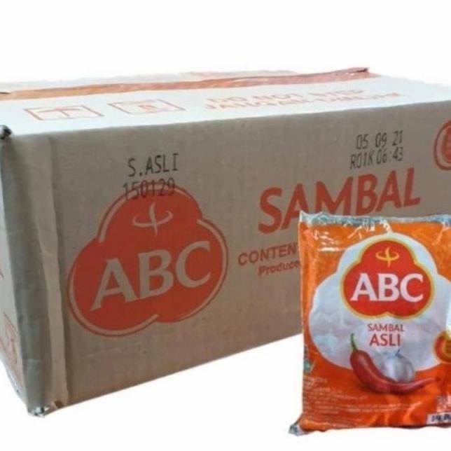 

Sambal ABC Sachet Stick Saos 8gr 1 Dus / Karton Isi 21 Pak LM