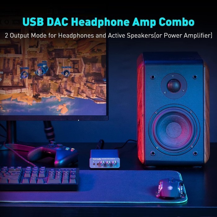 Fosi Audio K5 Pro Gaming Dac Headphone Amplifier Mini Hi-Fi K5Pro Termurah Terlaris Promo