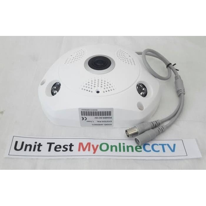 Edge 802-Hd20Xf Cctv Panoramic Fisheye Indoor Suport All Dvr