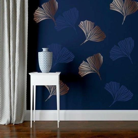 

Stencil Dinding Motif Gingko Biloba Ukuran 30X30 Bahan Tebal