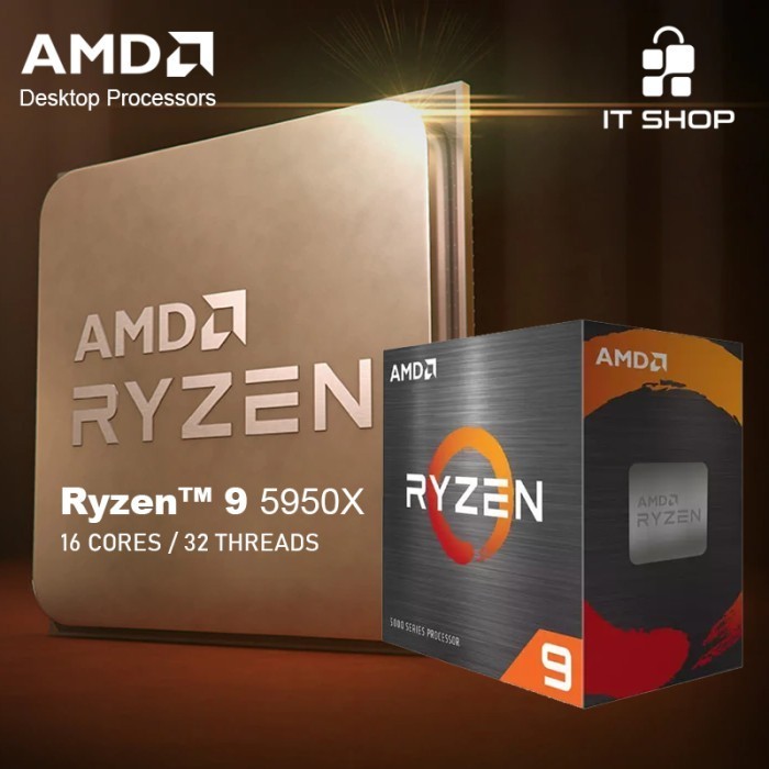 Processor Amd Am4 Ryzen 9 5950X Box Termurah Terlaris Promo