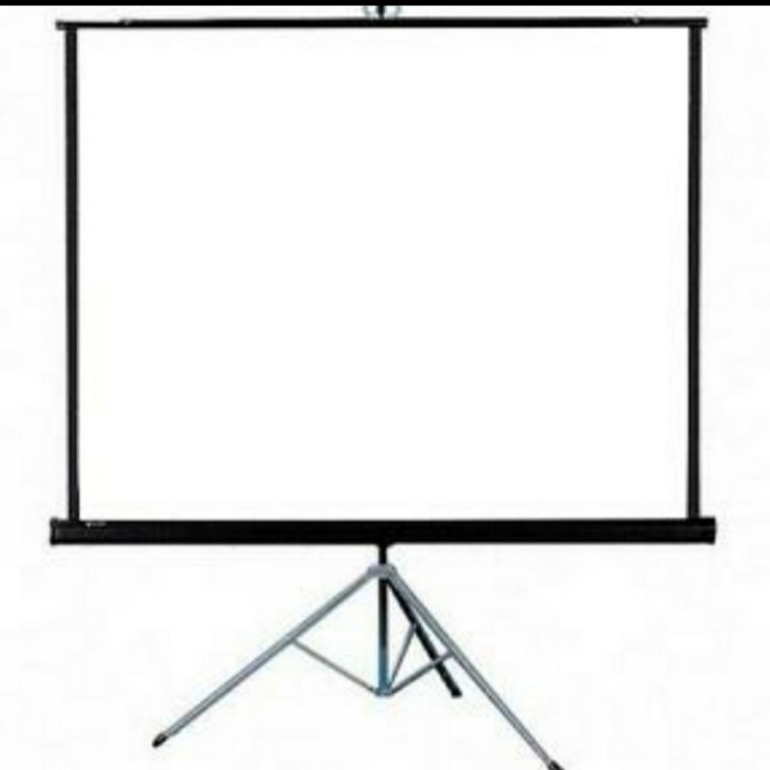 Layar Proyektor Tripod 70 Inch ( Tripod Screen Projector 70")