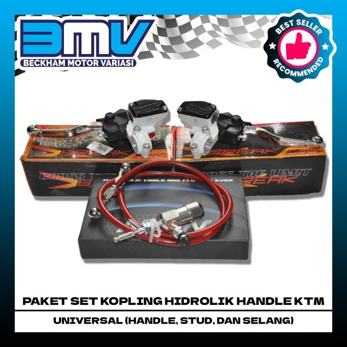 BEBAS ONGKIR - PAKET SET KOPLING HIDROLIK HANDLE KTM (HANDLE, STUD, DAN SELANG REM)