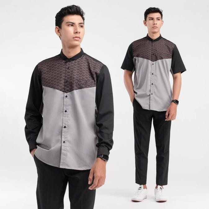 Fadkhera Official Rafan Baju Koko Pria Dewasa Hisyam Samase Muslim