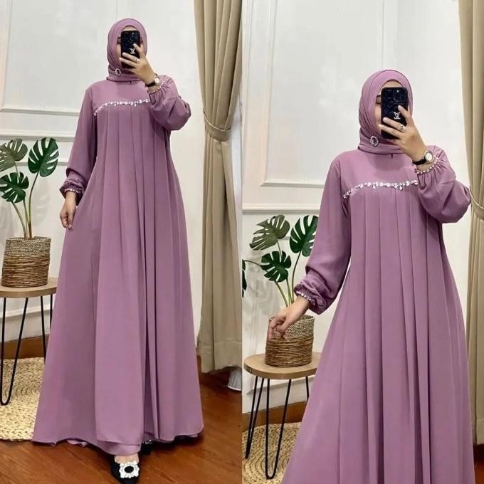 Eid Series Terlaris Psl / Gamis Terbaru Wanita Lebaran 2023 / Gamis Jelasmurah