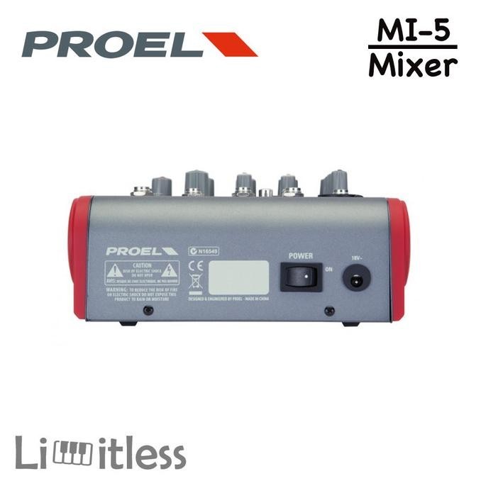 Mixer 5 Channel Proel MI5 Garansi Original
