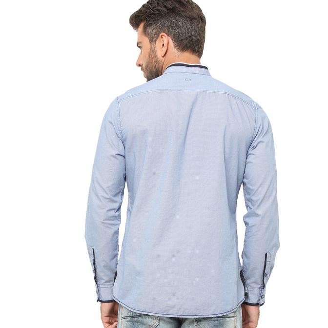 Lgs - Baju Koko - Lengan Panjang - Logo Lgs - Biru