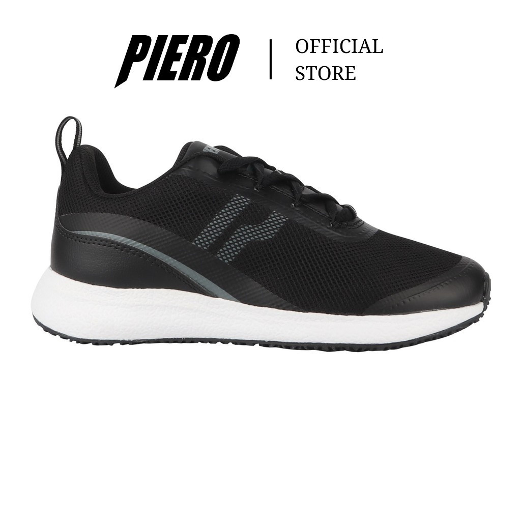PIERO SEPATU SNEAKERS ANAK MONZA JR BLACK P20775