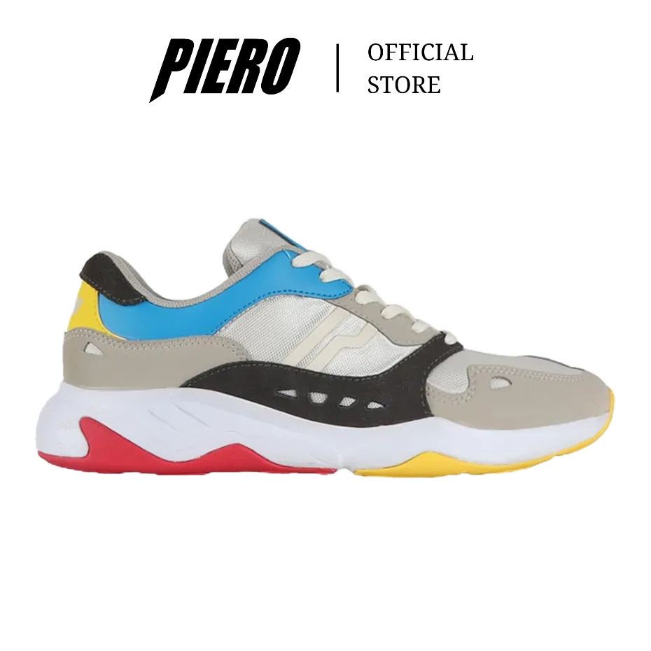 PIERO SEPATU SNEAKERS PRIA ERGO SAND   P30144