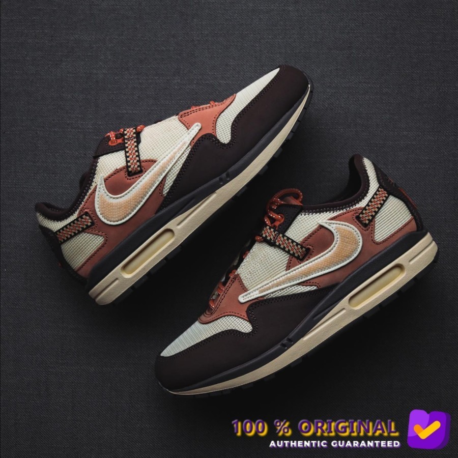 Nike Air Max 1 Travis Scott Cactus Jack Baroque Brown