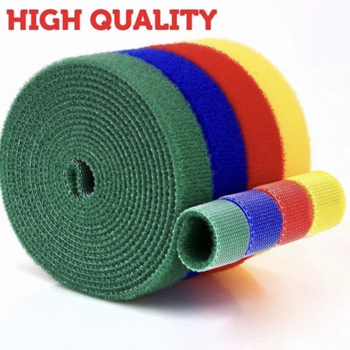 

TALI VELCRO 25 METER PENGIKAT KABEL VELCRO PANJANG 25METER VELCRO 25M