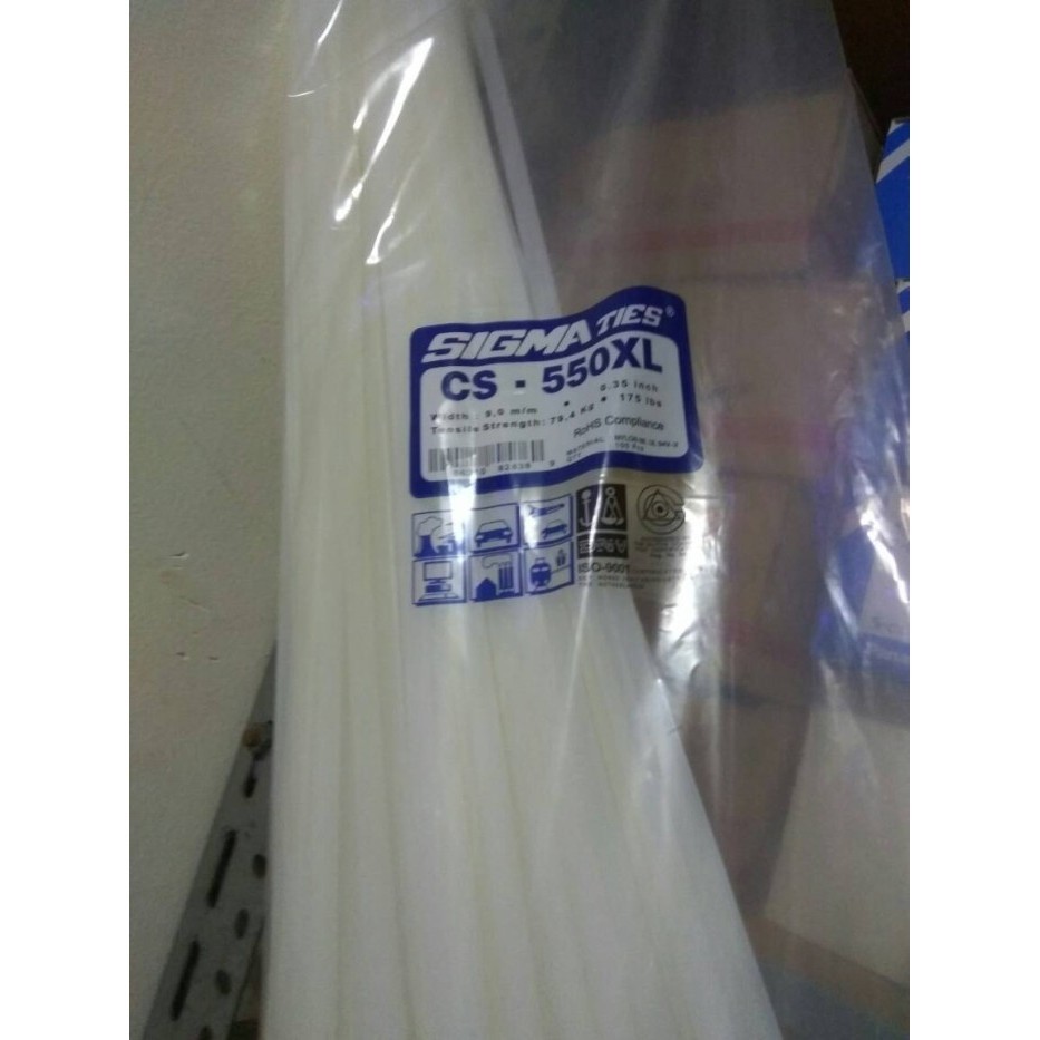 

KABEL TIES SIGMA PUTIH 55 CM X 9MM (100PCS PER PACK)