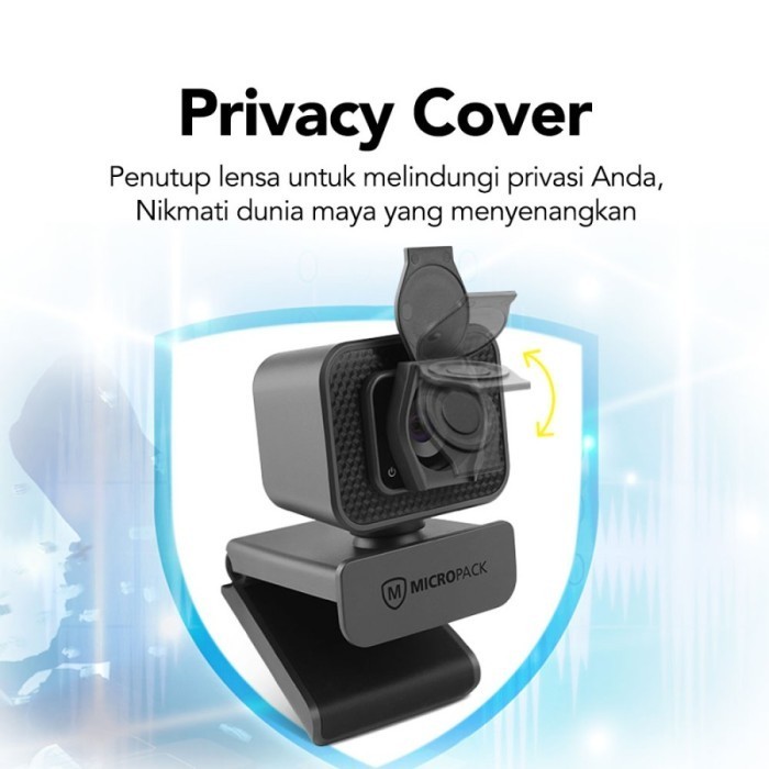 Webcam Micropack Mwb-15 Full Hd 1080P Usb C Connector With Microphone
