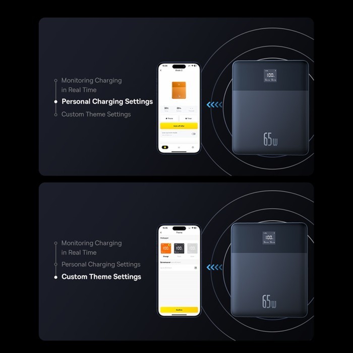 Baseus Blade2 65W Fast Charging Power Bank 12000Mah Dual Type-C