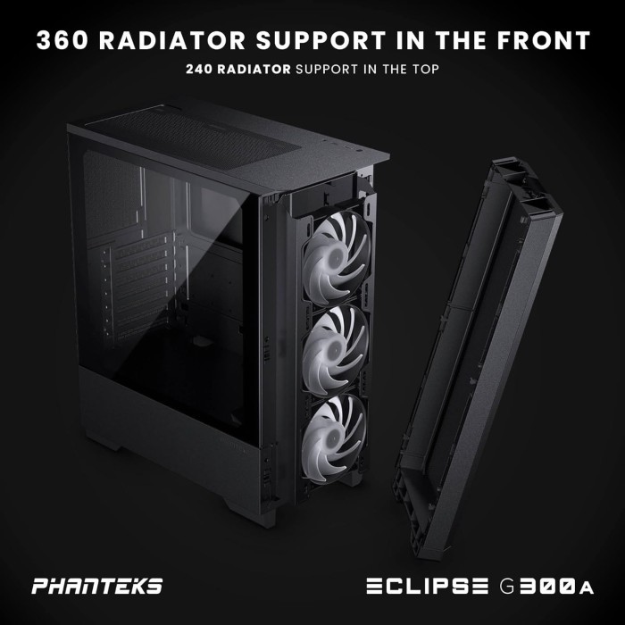 Phanteks Eclipse G300A Mid Tower Atx Gaming Case