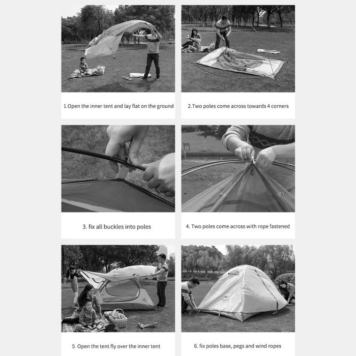Tenda Professional 3P Naturehike Nh18Z022-P 2018