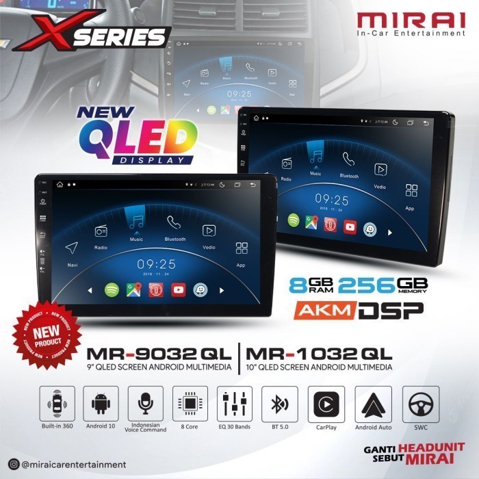 Head Unit Android Mirai X Series- Ql