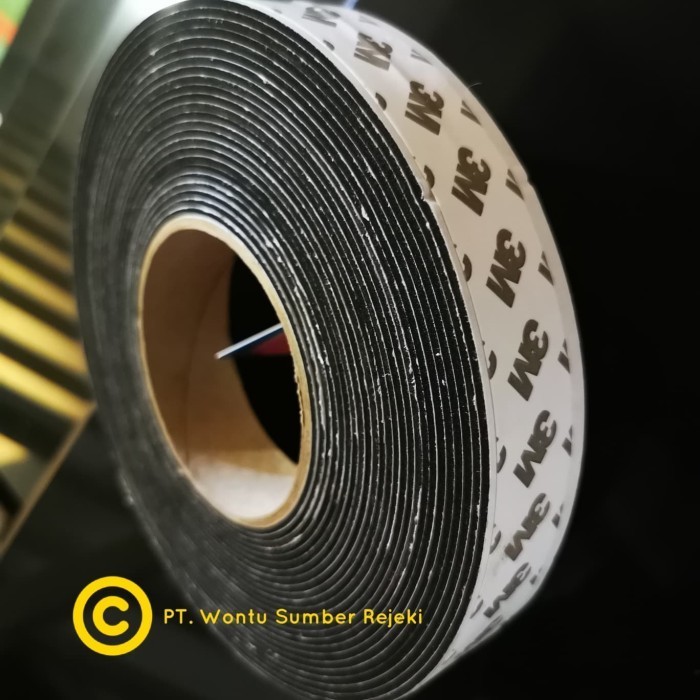 

JUAL DOUBLE TAPE Foam 3M uk. 10 mm x 10 Meter , tebal foam 3mm