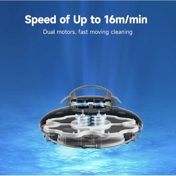 Lydsto P1 Mini Robotic Pool Cleaner Robot Vacuum Swimming Kolam Renang