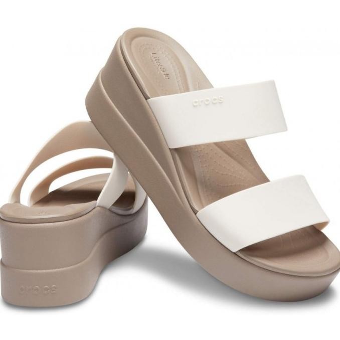 Crocs Brooklyn Mid Wedge / Crocs Wedges / Sandal Wanita / Crocs Wanita