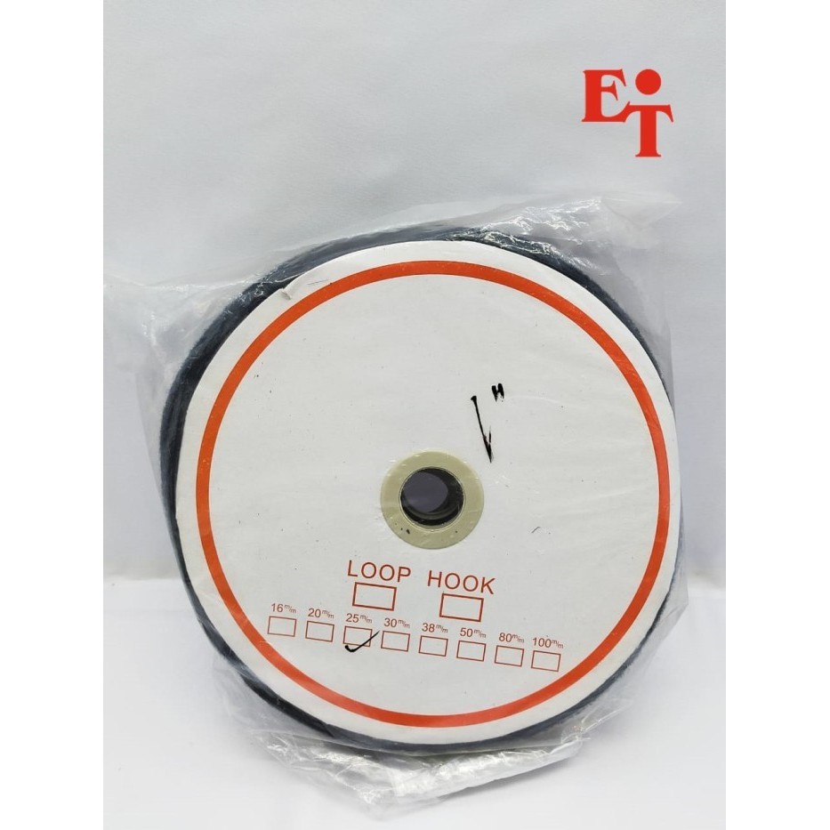 

SALE Velcro tape 1 / Perekat 2.5 cm / Hook & Loop isi 20 yards